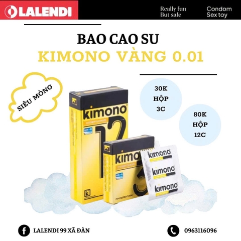 Kimono Vàng - 12c
