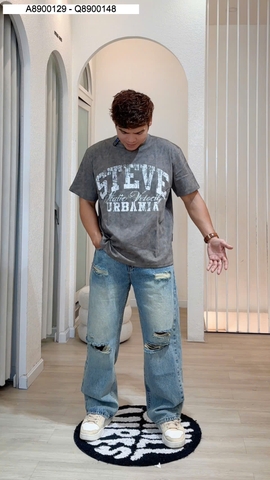 ÁO THUN STEVE URBANIA - WASH FORM RỘNGSTEVE
