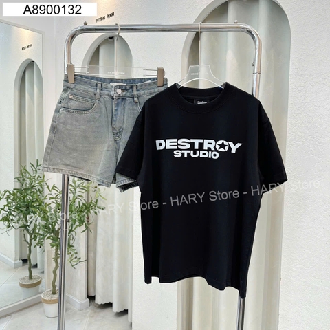 ÁO THUN DESTROY - BLACK LOGO TEE