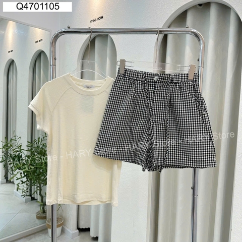 ÁO KIỂU CARO 6077