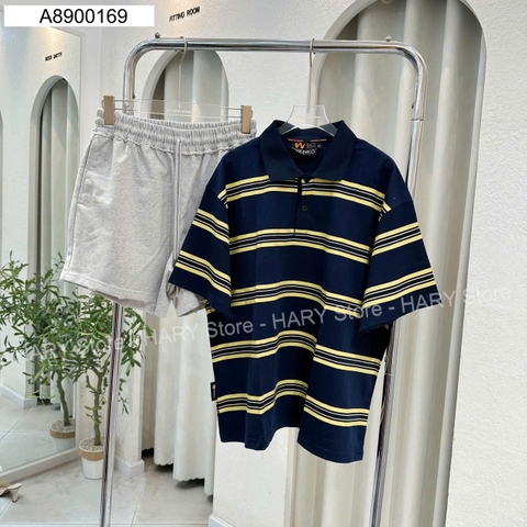 ÁO THUN WENKO - POLO SỌC NGANG