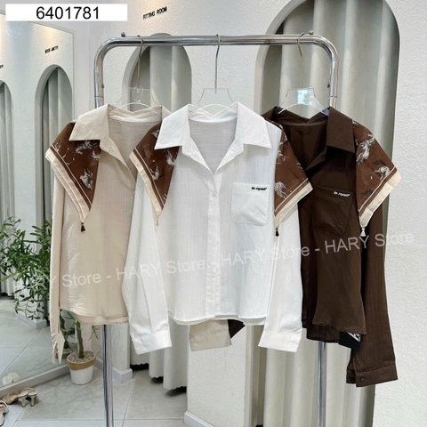 ÁO SƠ MI KIỂU 6100