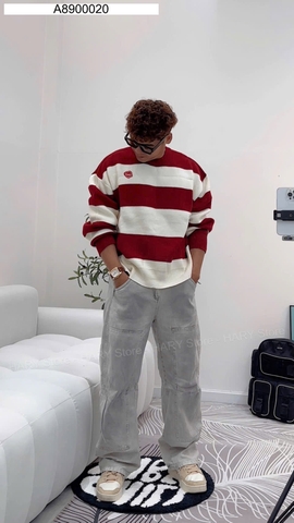 ÁO LEN SỌC NGANG LOGO SHAMELESS