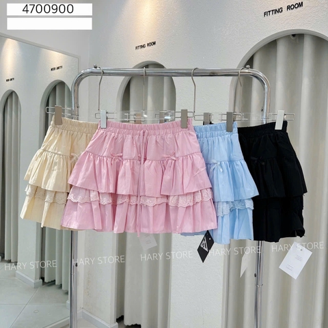 CHÂN VÁY VẢI PHỐI REN 47 900