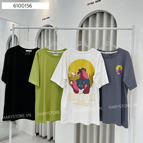 ÁO THUN GẤU LỬA