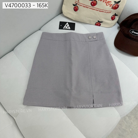 CHÂN VÁY VẢI 2 NÚT BẤM TEM BIAO BIAO