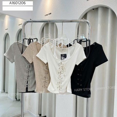 ÁO KIỂU THUN ĐAN CHÉO 16 1206