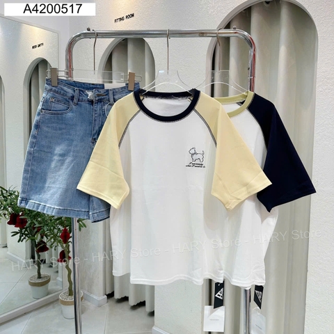 ÁO THUN THÊU HÌNH 6396