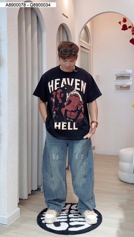 ÁO THUN SLICK WAY HEAVEN HELL