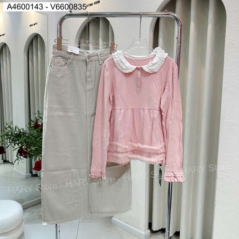 ÁO THUN CỔ SEN 46 143