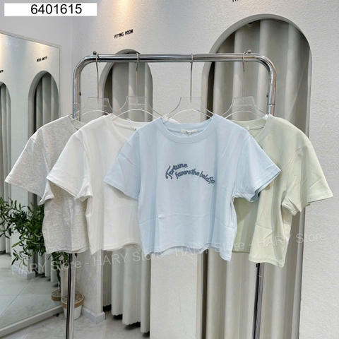 ÁO THUN THÊU CHỮ 2386