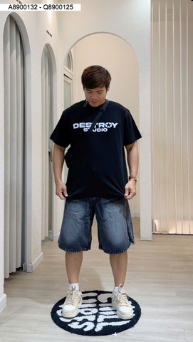 ÁO THUN DESTROY - BLACK LOGO TEE