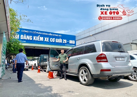 Đăng kiểm Mercedes GL 550