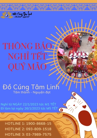 Thông Báo Nghỉ Tết Qúy Mão 2023