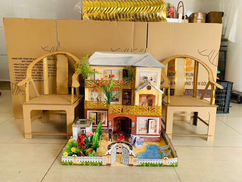 Nhà Giấy Vàng Mã: Biệt Thự Sang Trọng và Lễ Vàng Mã Theo Yêu Cầu