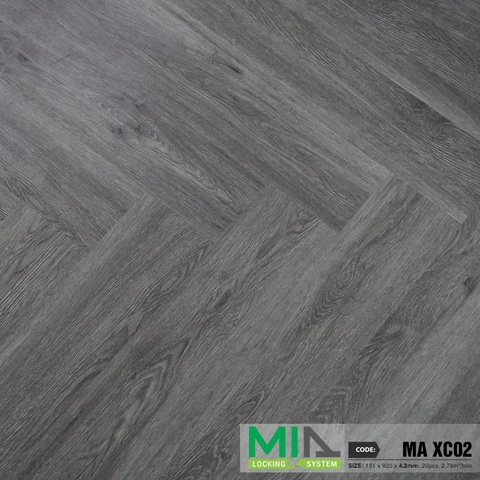 Sàn nhựa hèm khóa Xương cá SPC XC02