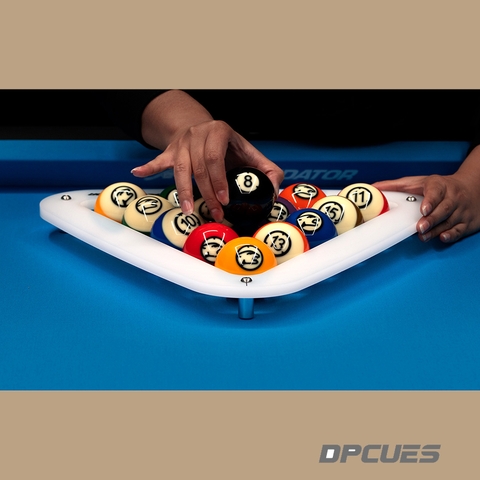 Khung Tam Giác White Predator AeroRack Pool Ball Rack | Triangle