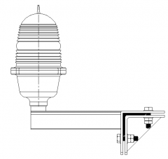 Đèn cao không LED FAA L810, cường độ thấp