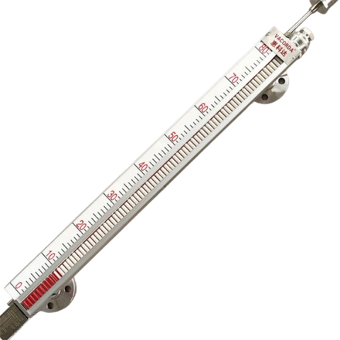 Đồng hồ đo mức chất lỏng bằng ống thủy tinh thạch anh hai màu kèm đèn hiển thị mức (Bicolor Quartz Glass Tube Liquid Level Gauge With Lamp Level Indicator   Features)