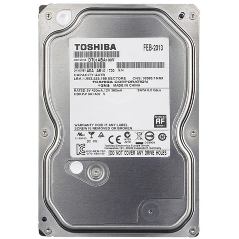 Ổ CỨNG HDD TOSHIBA 4TB AV (Chuyên lắp Camera)