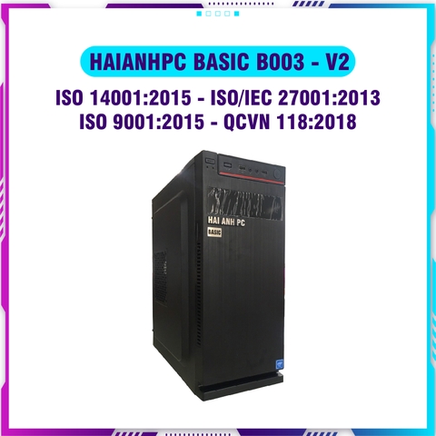 HAIANHPC BASIC B003-V2 (H510/G6405/8Gb/M2-256Gb/HDD 2000GB/K+M/HA450)- 064055100802561T