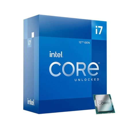 CPU Intel I7 12700F Alder Lake (2.1GHz Turbo 4.9GHz, 12 nhân 20 luồng, 25MB Cache) - [Socket 1700] Tray kèm Fan