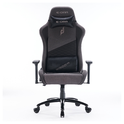 Ghế game EDRA WISDOM EGC231 Fabric (ĐEN XÁM)