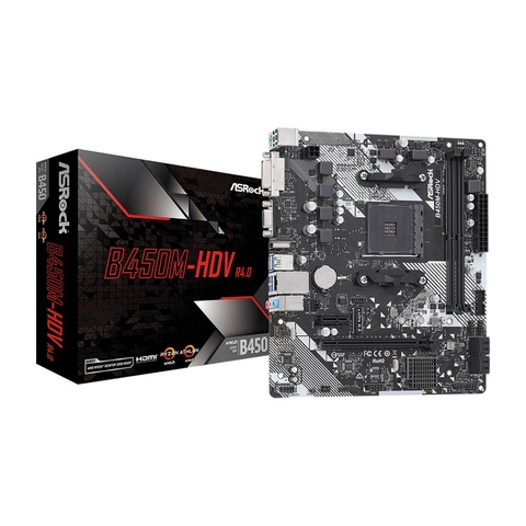 Main ASROCK B450M - HDV