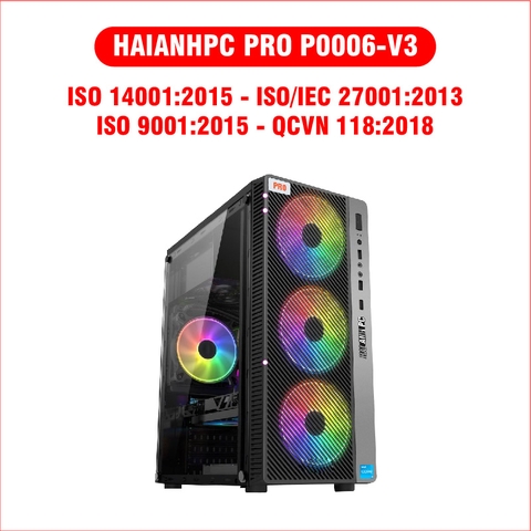 HAIANHPC PRO P0006-V3 (A520/R5 3400G/ 8GB/ 480GB/ K+M/ HA350) - 03400520084800T