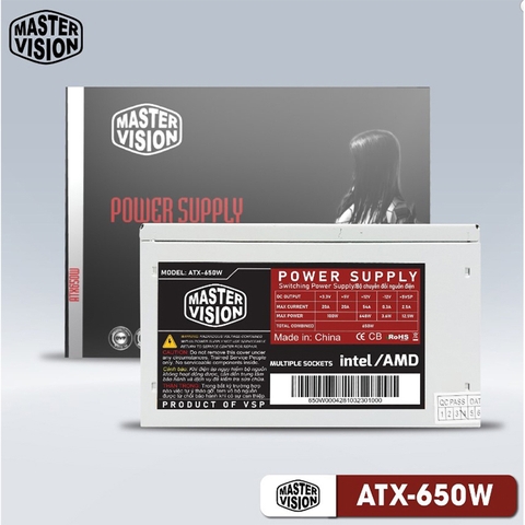 Nguồn máy tính VSP MASTER VISION ATX-650W