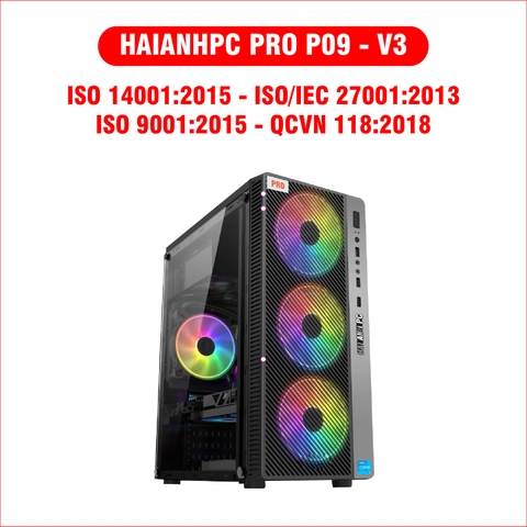 HAIANHPC PRO P09-V3 (H610/I3 13100F/8Gb/M2-256Gb/2TB/K+M/HA550) - 131006100802562T
