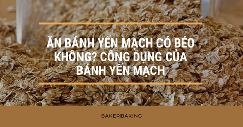 Ăn bánh yến mạch có béo không? Công dụng của bánh yến mạch