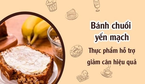 Bánh chuối yến mạch giảm cân : Khám phá 3 cách làm đơn giản