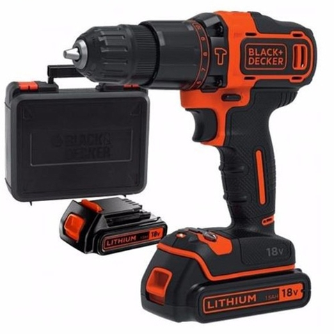 Black&Decker Máy khoan cầm tay 18V BDCHD18K2AC-B2