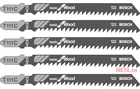 Lưỡi cưa lọng T 111 A - Gỗ Lưỡi cưa lọng T 111 C - Gỗ (bộ 5 lưỡi)