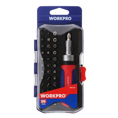 Workpro Bộ tua vít 1/4'' 38 chi tiết W021182