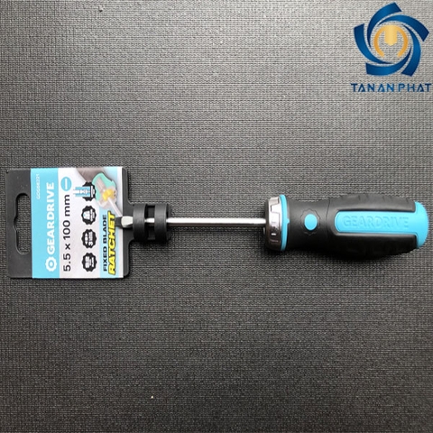 Double Drive Tua vít Ratchet đầu dẹp size 5.5x100mm GDS66221