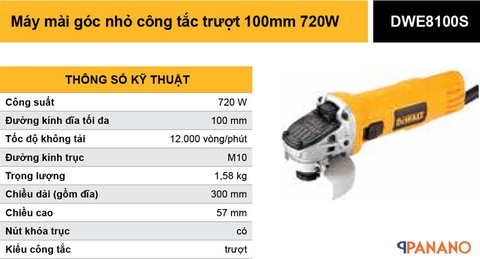 Máy mài góc Dewalt DWE8100S-B1