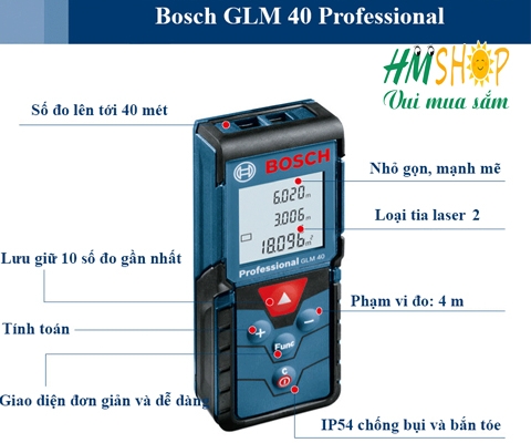 Máy đo khoảng cách laze (GLM40)