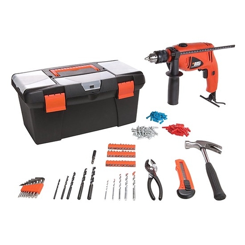 Black&Decker Máy khoan cầm tay 650W HD650BXH-B1