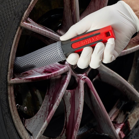 SONAX CỌ VỆ SINH VÀNH (MÂM) XE (WheelRim Brush UntraSolf 417541)