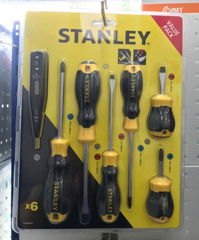 Bộ tô vít 6 chi tiết Stanley STMT66679