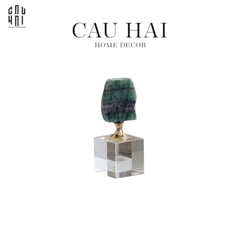 TƯỢNG ĐÁ THẠCH ANH EMERALD STONE SS25
