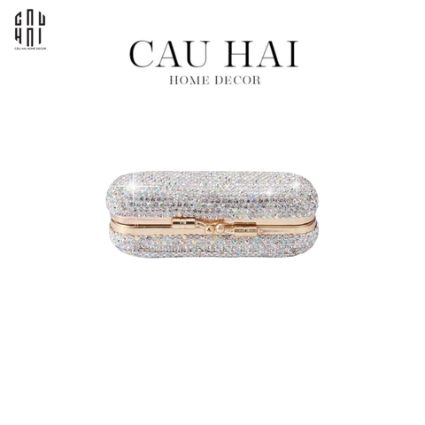 HỘP ĐỰNG SON ĐÍNH KIM CƯƠNG BLING BLING