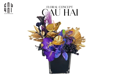 LỌ HOA VELVET MIDNIGHT