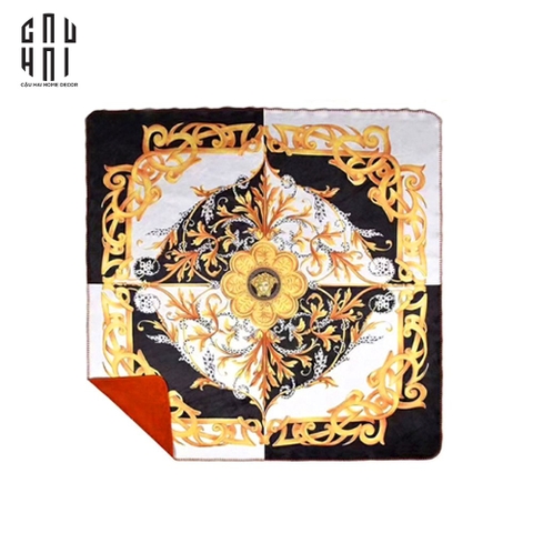 CHĂN SOFA NHUNG CAO CẤP VERSUS - VERSUS LUXURY VELVET BLANKET 150X150CM - FULL BOX