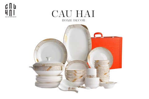 MAISON DE LUXE - SET CHÉN DĨA L'ÉCLAT ROYAL  60PCS