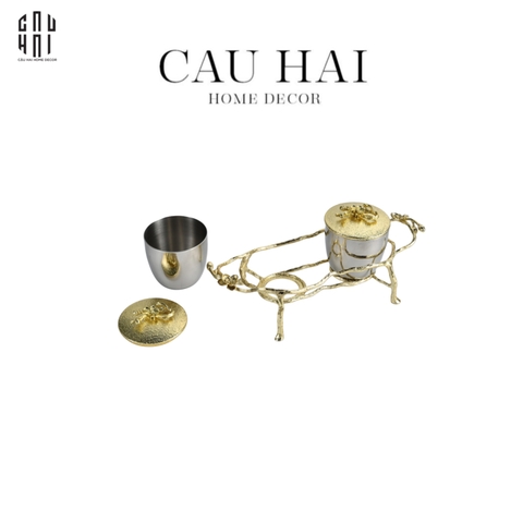 HOME COUTURE - BRASSON PLATINUM JAR.-  LES  FLEURS D'OR SS25