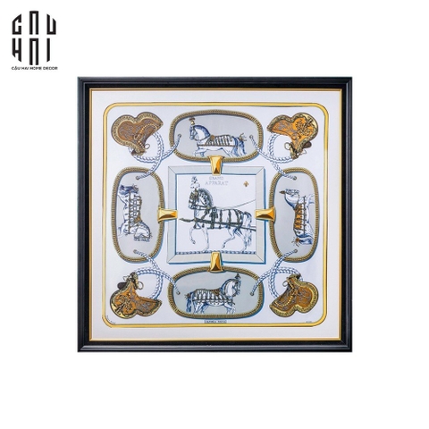TRANH CANVAS SEABISCUIT 97X97CM - KHUNG GỖ BỌC NHUNG