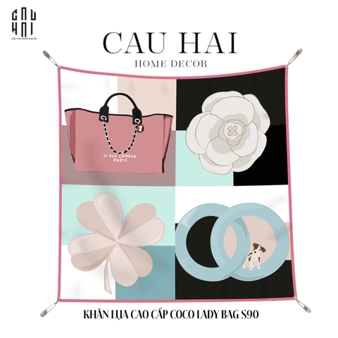 KHĂN LỤA CAO CẤP COCO LADY BAG S90